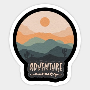 Let's travel Your Life is the best Adventure Explore the world travel lover fall autumn Sticker